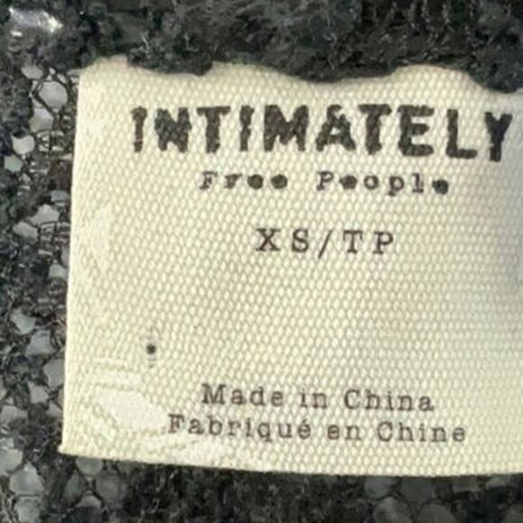 Free People Peekaboo Black Lace Midi Dress - Picture 4 of 5